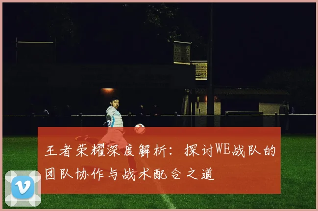 王者荣耀深度解析：探讨WE战队的团队协作与战术配合之道